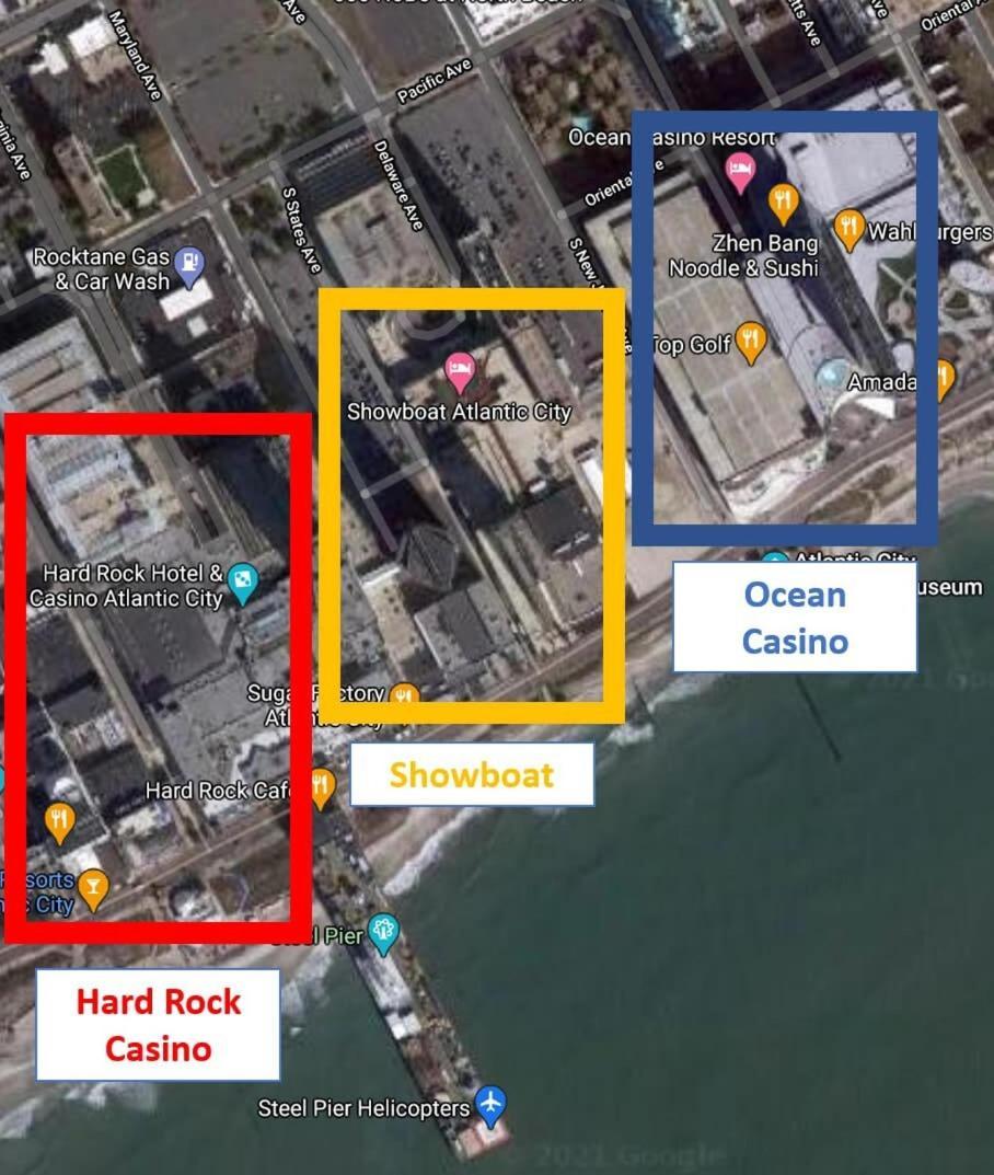 Stylish 2Br 3Ba Cozysuites On The Boardwalk Atlantic City Eksteriør billede